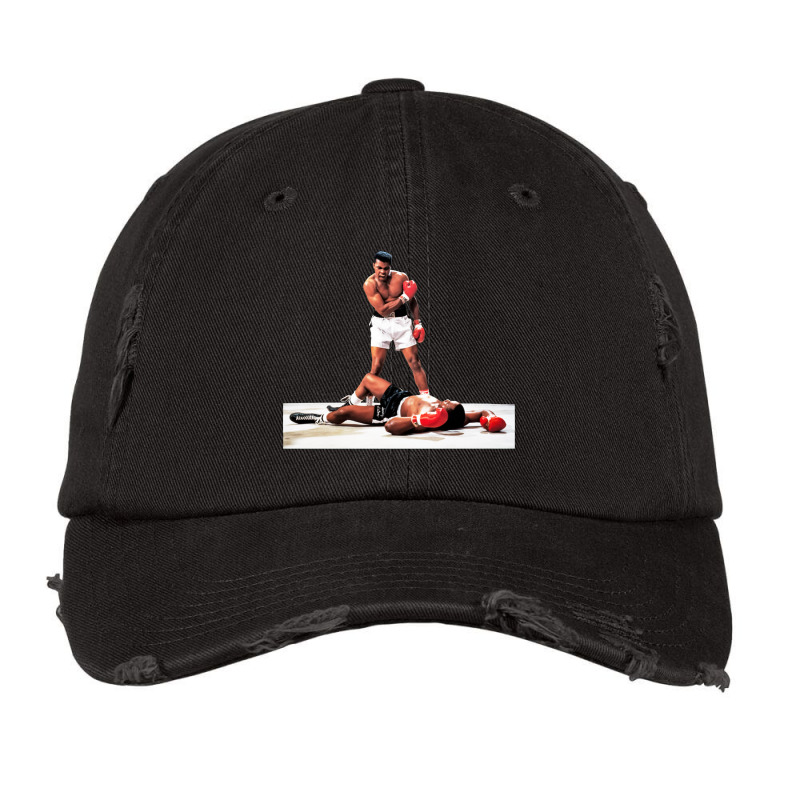 Ali Vs Liston Vintage Cap by Vanode Art | Artistshot