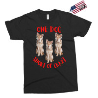 One Dog Short Of Crazy T  Shirtone Dog Short Of Crazy T  Shirt Exclusive T-shirt | Artistshot