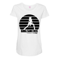 Bubblegum Crisis   Priss Sun   Black Maternity Scoop Neck T-shirt | Artistshot