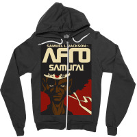 Samurai Kribo Zipper Hoodie | Artistshot