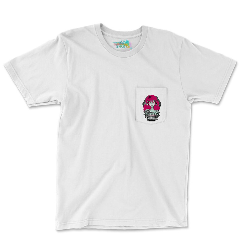 Miss Cherry Martini Cherry Version Pocket T-Shirt by cizgozarc | Artistshot