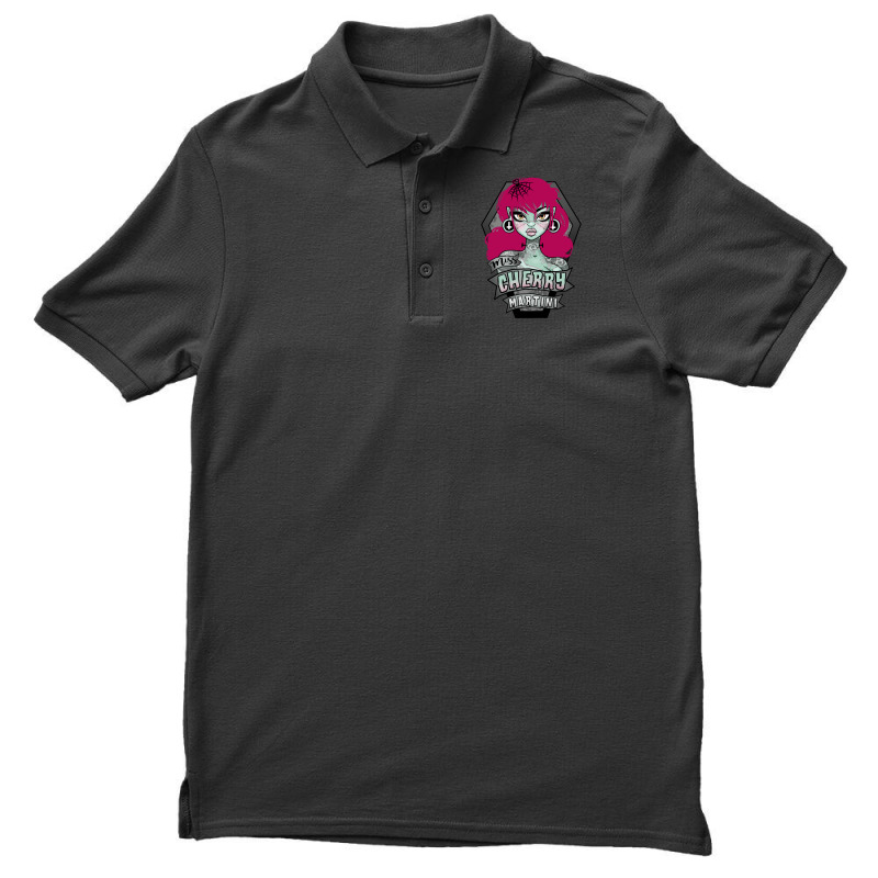 Miss Cherry Martini Cherry Version Men's Polo Shirt by cizgozarc | Artistshot