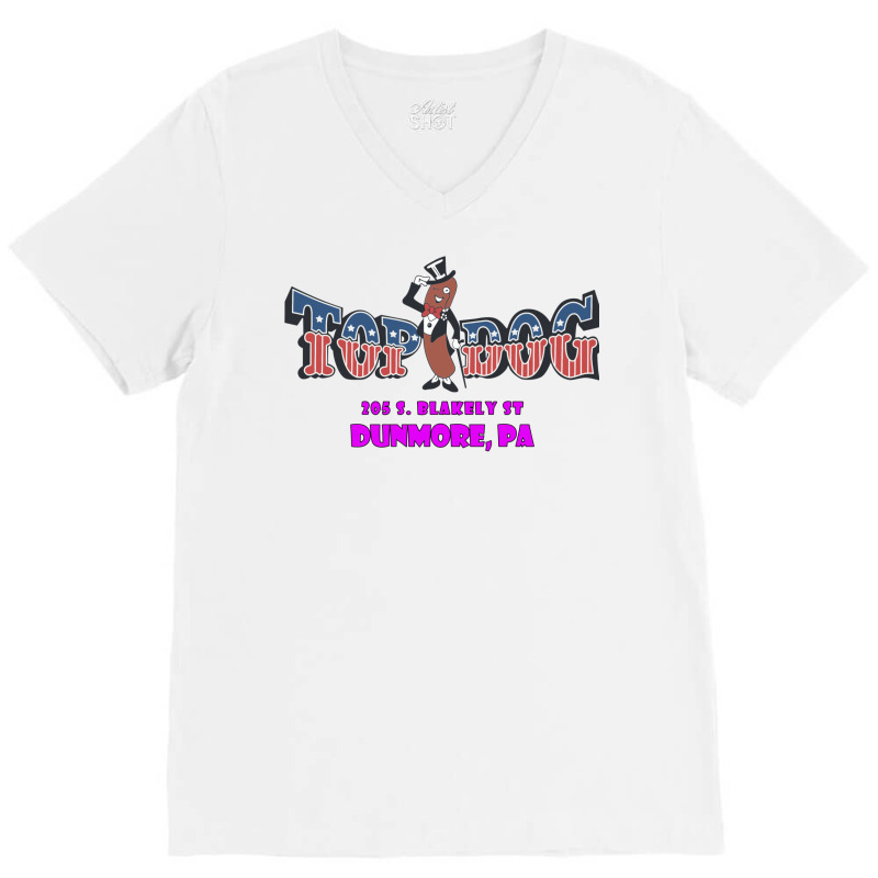 Top Dog Arcade Dunmore V-neck Tee | Artistshot