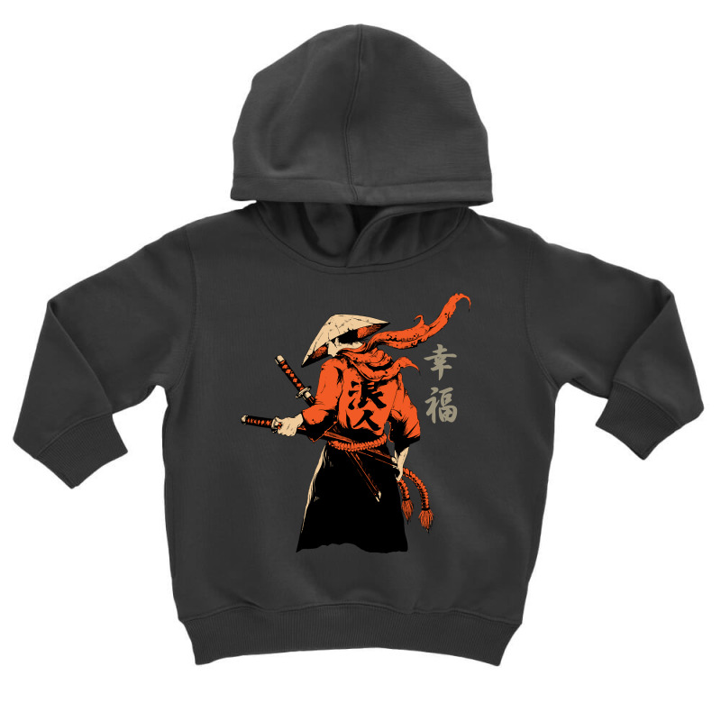 Samurai Japanese Warrior With Swords Catana Toddler Hoodie by DanielLopezJacuinde | Artistshot