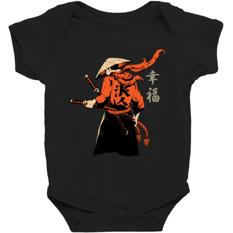 Samurai Japanese Warrior With Swords Catana Baby Bodysuit by DanielLopezJacuinde | Artistshot