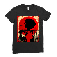 Samurai Sunset Mugen Ladies Fitted T-shirt | Artistshot