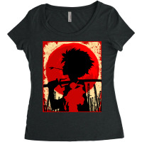 Samurai Sunset Mugen Women's Triblend Scoop T-shirt | Artistshot