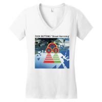 Fuck Buttons Women's V-neck T-shirt | Artistshot