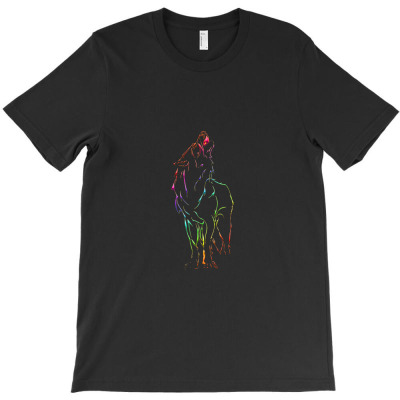 Call Of The Wild Rainbow T-shirt Designed By Kumkunari
