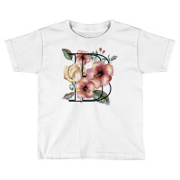 Flowers With A B Toddler T-shirt | Artistshot