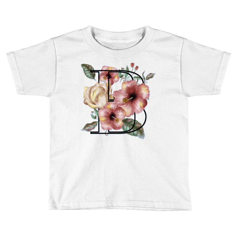 Flowers With A B Toddler T-shirt by LeoDesenhos | Artistshot