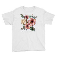 Flowers With A B Youth Tee | Artistshot