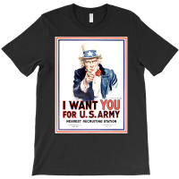 Uncle Sam Wants You T-shirt | Artistshot