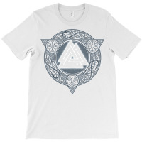 Valknut. Ice Flame. T-shirt | Artistshot