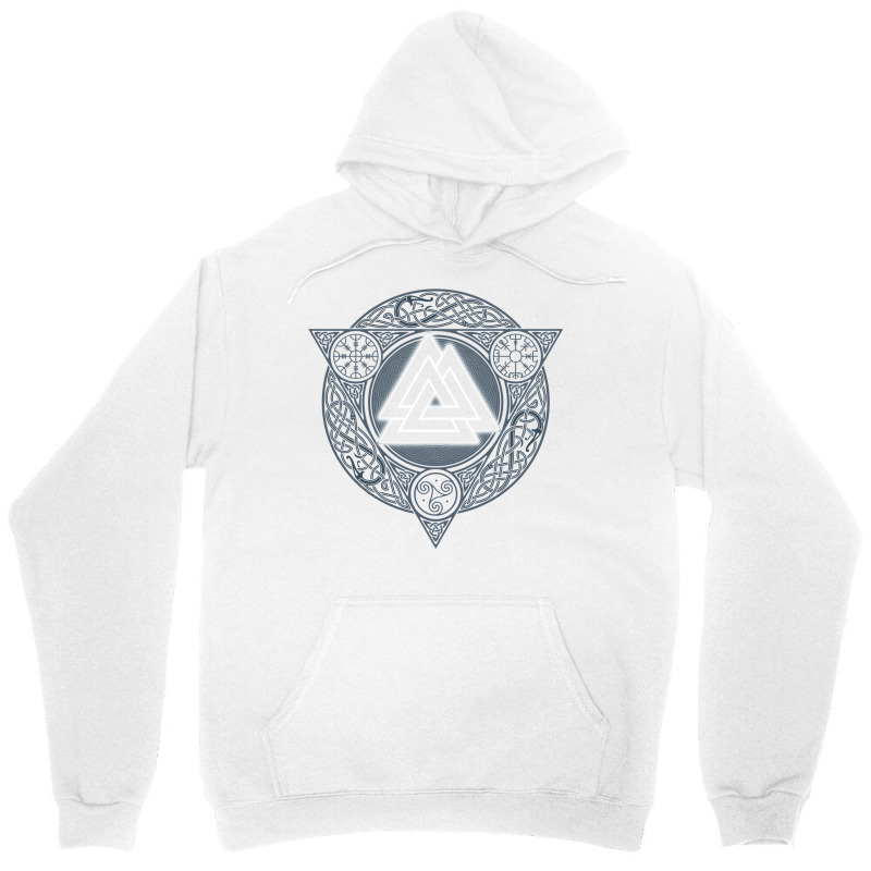 Valknut. Ice Flame. Unisex Hoodie | Artistshot