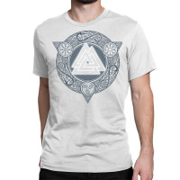 Valknut. Ice Flame. Classic T-shirt | Artistshot