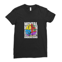 Mental Health Dont Judge Mental Health Awareness Ladies Fitted T-shirt | Artistshot