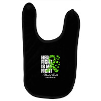 Mental Health Awareness Her Fight Is My Fight Baby Bibs | Artistshot