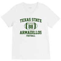 Texas State Football Banks V-neck Tee | Artistshot