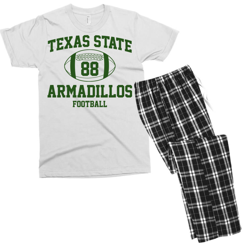 Texas State Football Banks Men's T-shirt Pajama Set by daiktumlinay | Artistshot