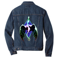 Nebula Dragon (vector) Men Denim Jacket | Artistshot