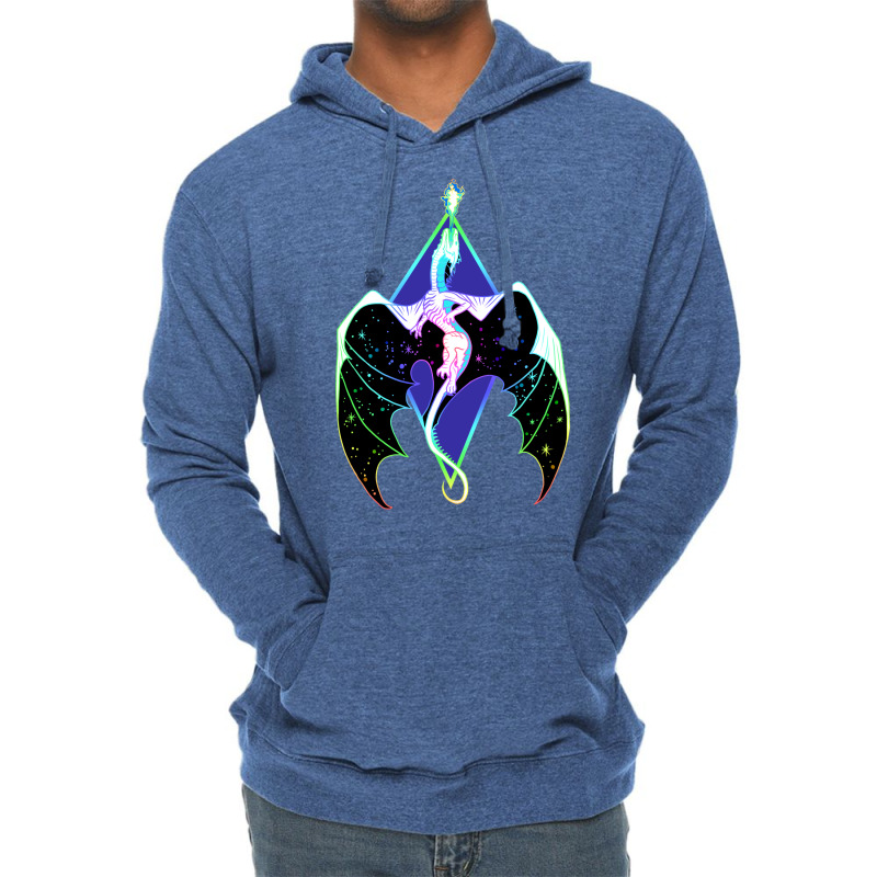 Nebula Dragon (vector) Lightweight Hoodie | Artistshot