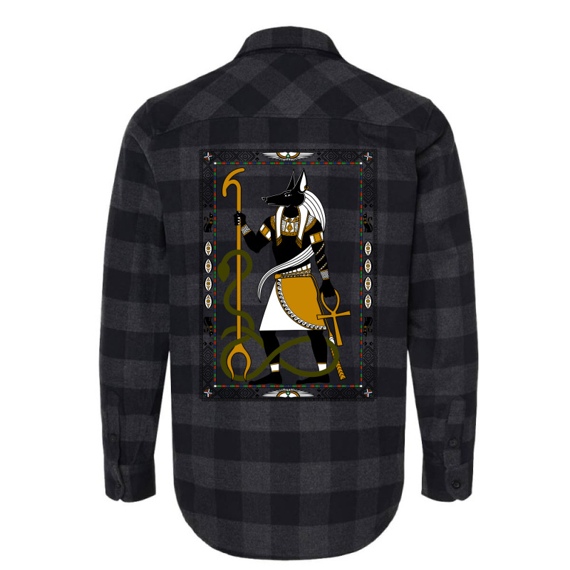 Anubis   Black Flannel Shirt by zayenitecici | Artistshot