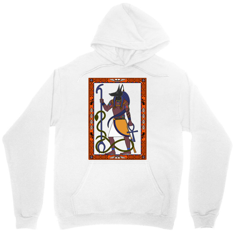 Anubis   Colour   Egyptian Art Unisex Hoodie by zayenitecici | Artistshot