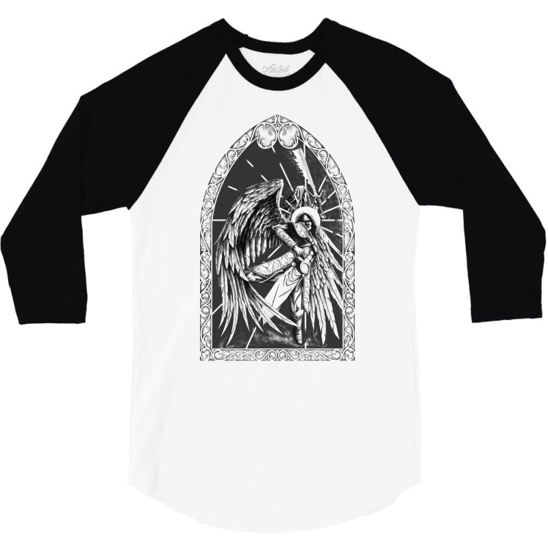 Archangel Saint Michael 3/4 Sleeve Shirt | Artistshot