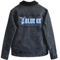 The Blue Ox Bar & Grill Unisex Sherpa-lined Denim Jacket | Artistshot