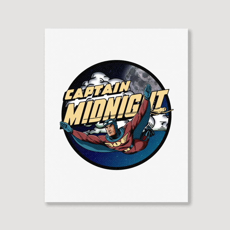 Captain Midnight Portrait Canvas Print | Artistshot