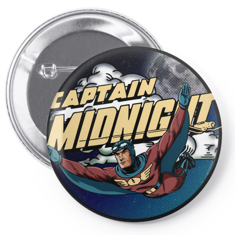 Captain Midnight Pin-back Button | Artistshot