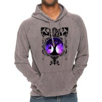 Odin Learning The Runes   Night Sky Variation Vintage Hoodie | Artistshot