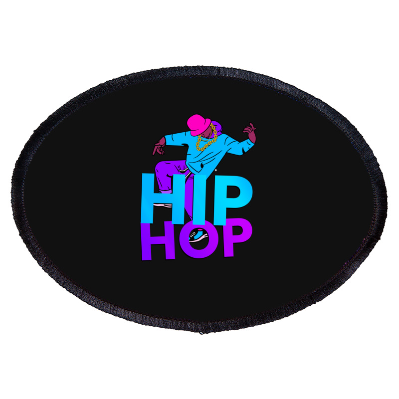 Hiphop V2  Urbanraphiphop Design Oval Patch | Artistshot