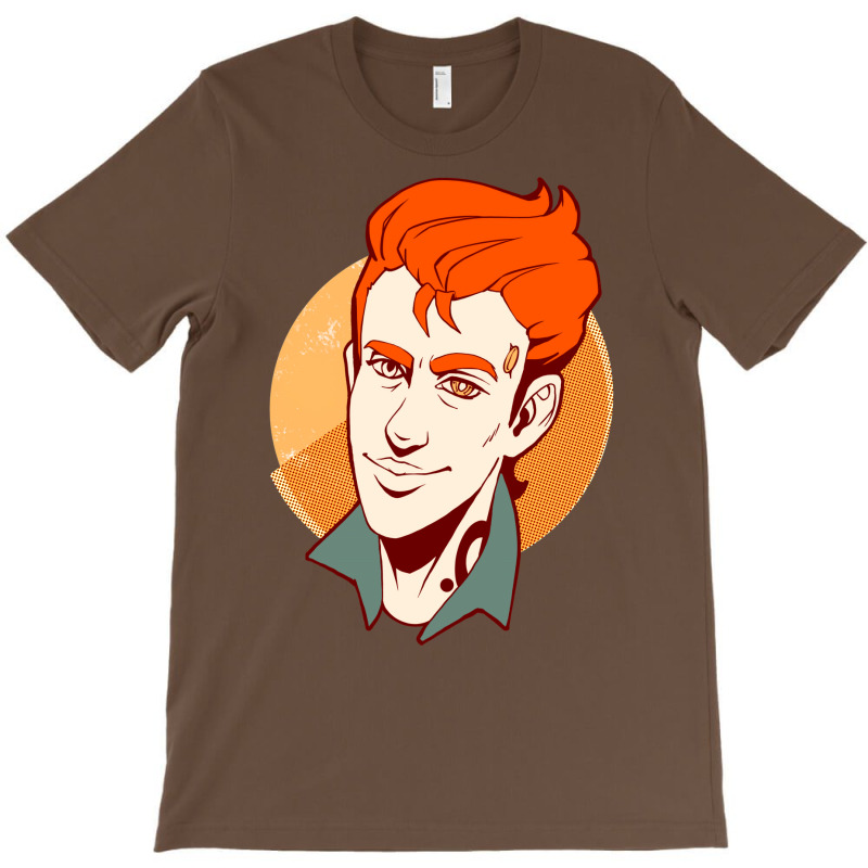 Atlas Rhys  In Warm Colors  Borderlands Fan Art T-shirt | Artistshot