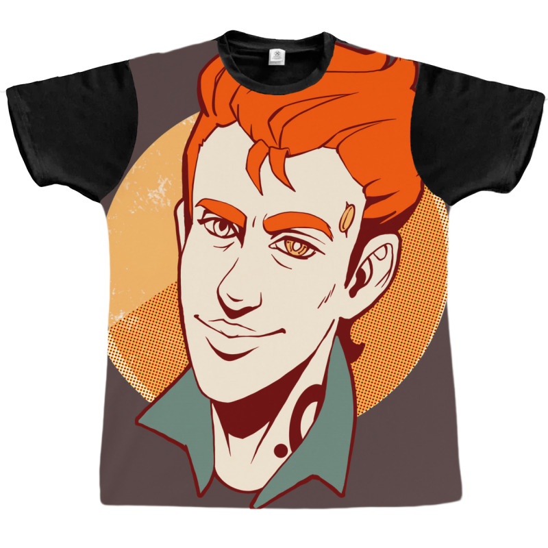 Atlas Rhys  In Warm Colors  Borderlands Fan Art Graphic T-shirt | Artistshot