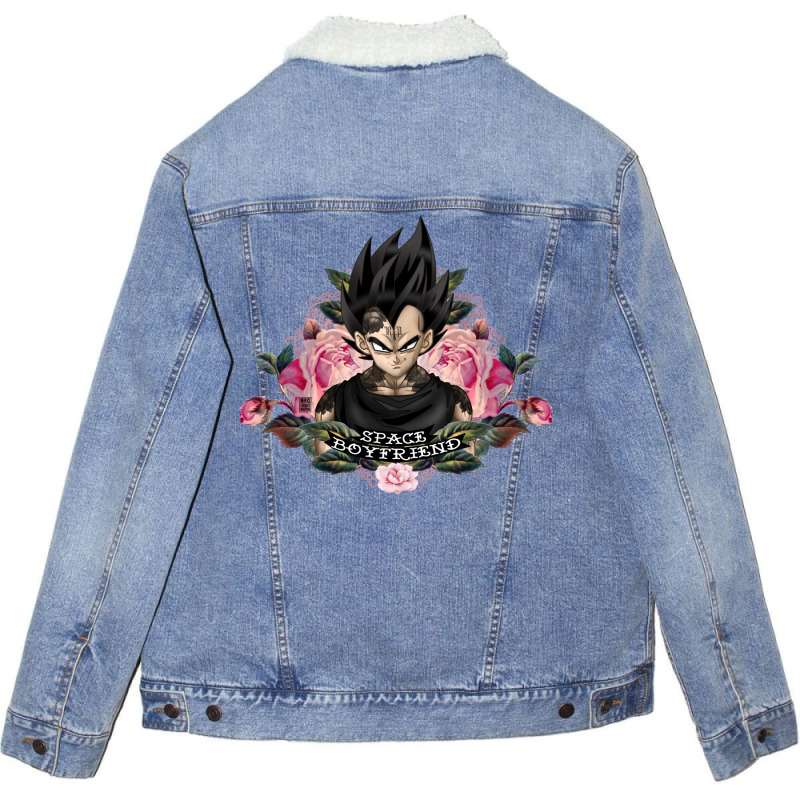 Space Boyfriend Unisex Sherpa-Lined Denim Jacket by thiloandel3 | Artistshot