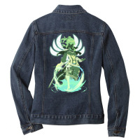 The Dandelion Knight Ladies Denim Jacket | Artistshot