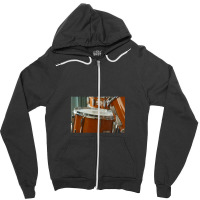 Drums Sound Musical Rock Instrument Zipper Hoodie | Artistshot