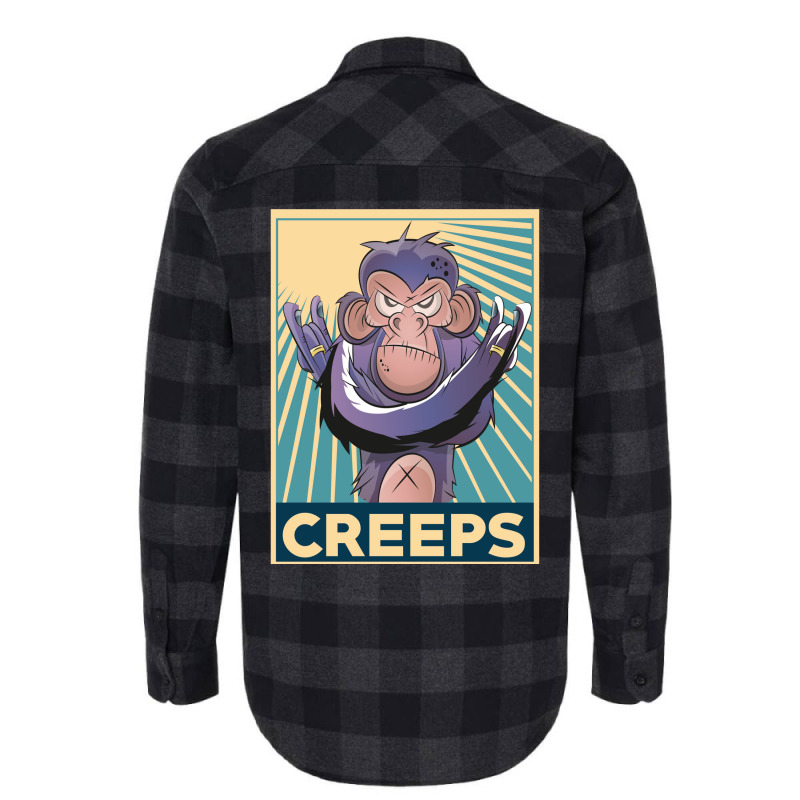 Creeps Words Gamer Use Flannel Shirt by gotlhesiranir | Artistshot