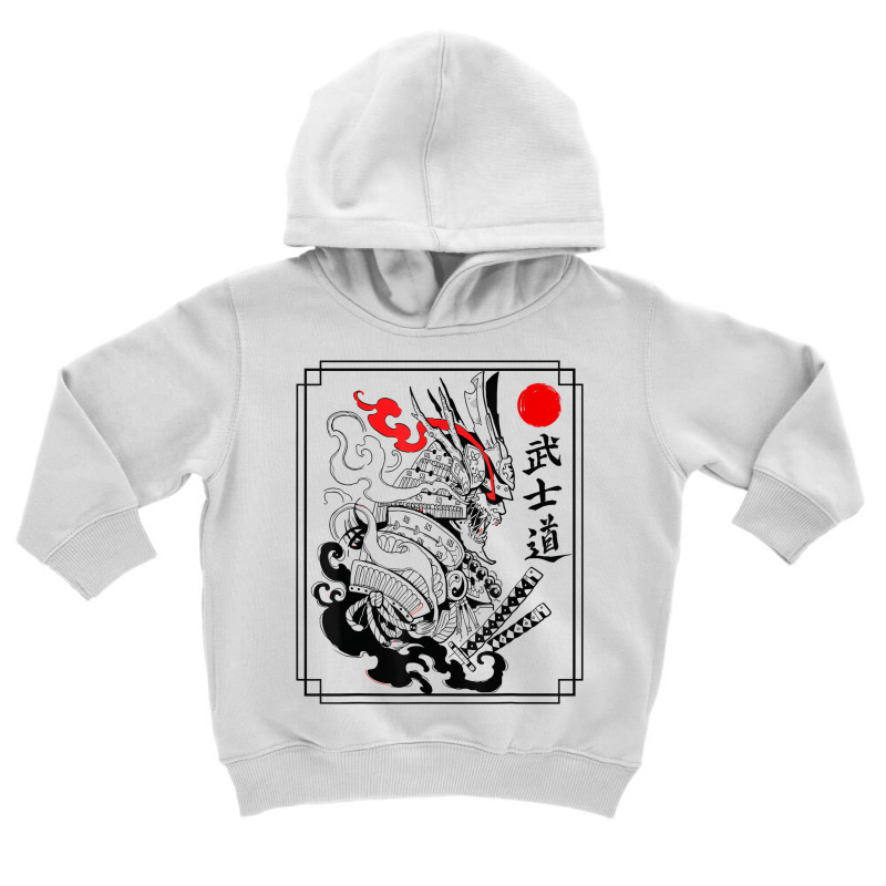 Samurai Bushido Warrior Japanese Katana Sword T Shirt Toddler Hoodie by genousuv | Artistshot