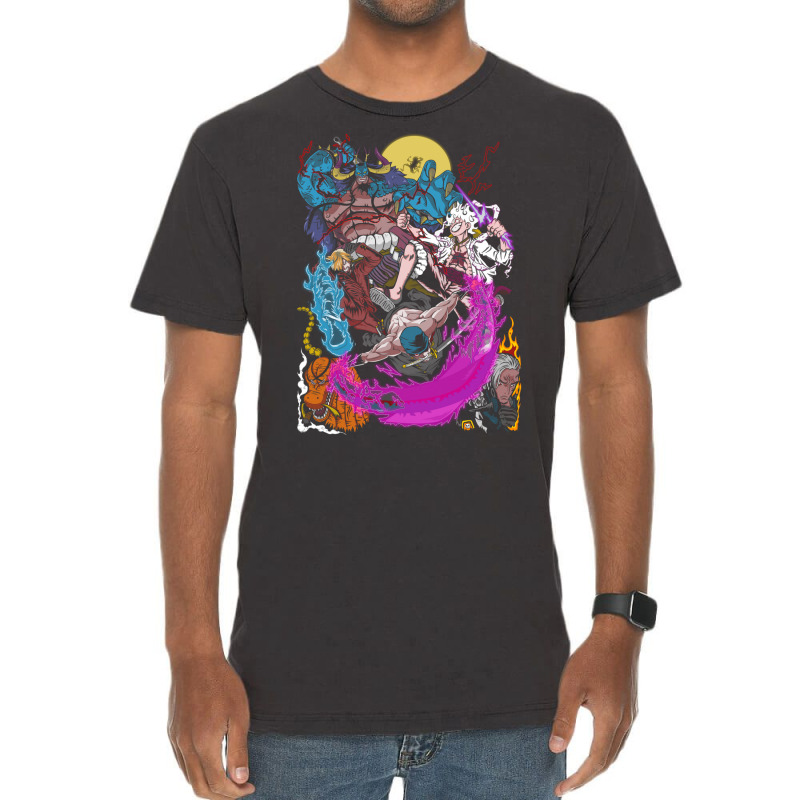 Wano Fights Vintage T-shirt | Artistshot