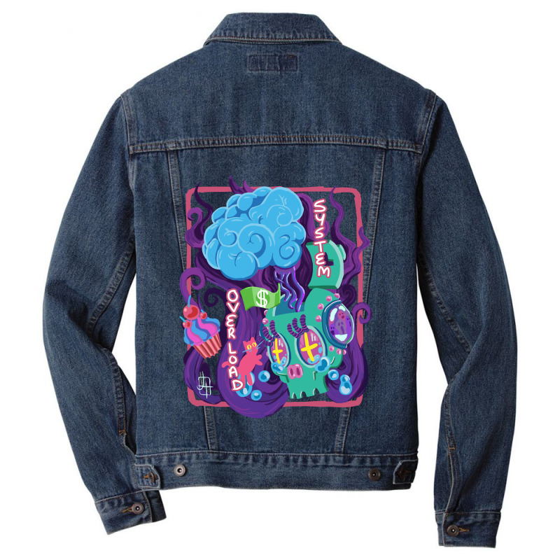 System Overload Men Denim Jacket by SusanLynnHartmann | Artistshot