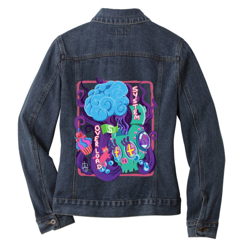 System Overload Ladies Denim Jacket by SusanLynnHartmann | Artistshot