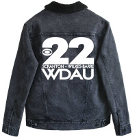 Wdau Tv 22 Unisex Sherpa-lined Denim Jacket | Artistshot