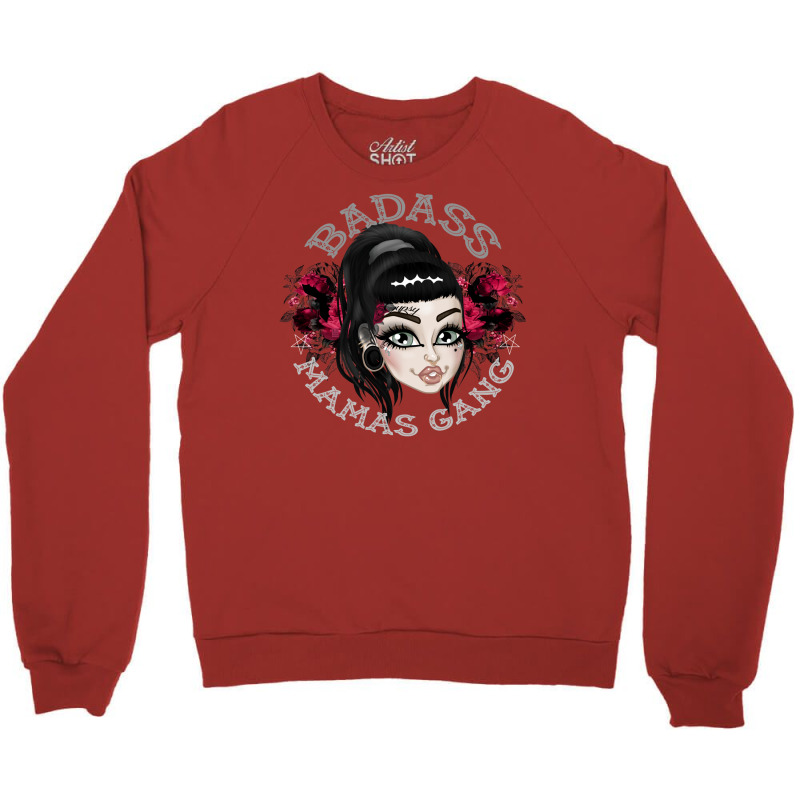 Badass Mamas Gang Crewneck Sweatshirt | Artistshot