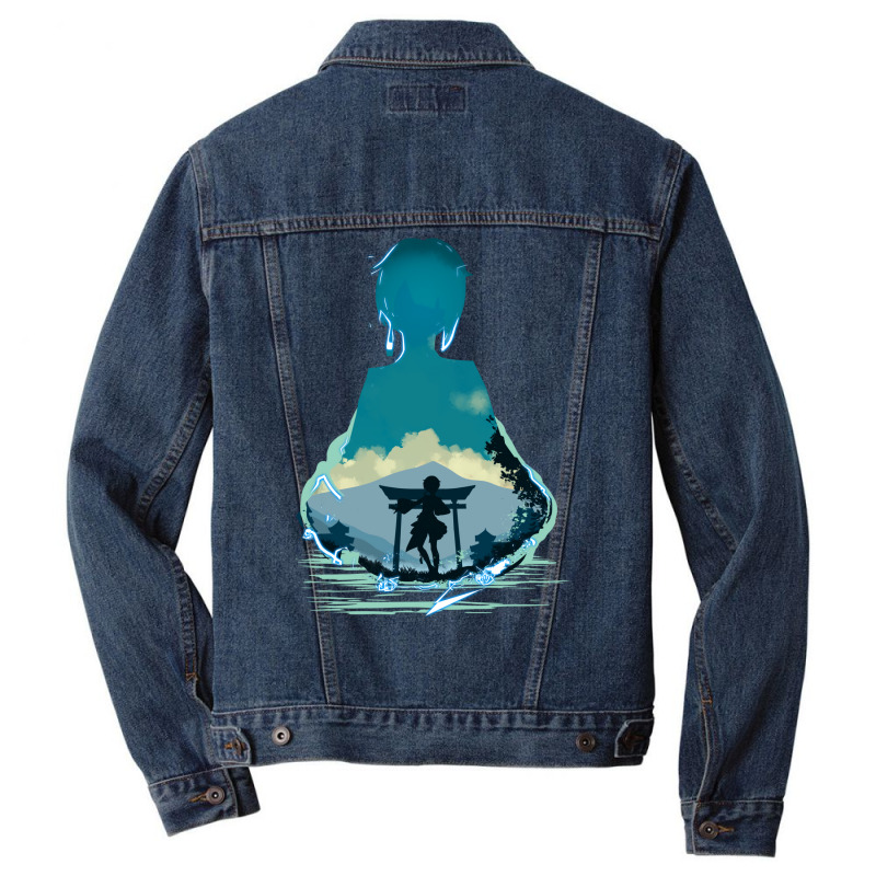 The Juvenile Galant Xingqiu Men Denim Jacket by daiktumlinay | Artistshot