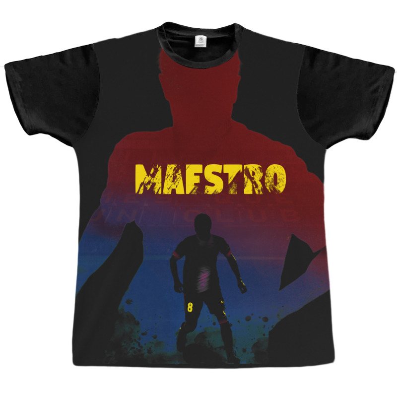 The Maestro Iniesta Graphic T-shirt by daiktumlinay | Artistshot