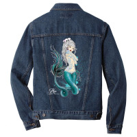 Tattooed Siren Men Denim Jacket | Artistshot