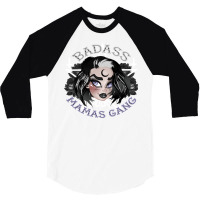 Badass Mamas Gang Goth Mama 3/4 Sleeve Shirt | Artistshot